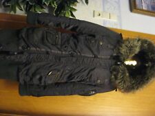 Khujo Winter Kapuzen Jacke mit Webpelz.Schwarz.Gr.S