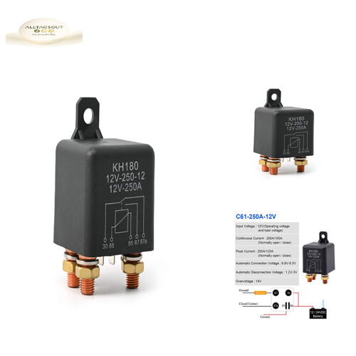 Ehdis 250a relais 12v 45mm - 12v, kfz