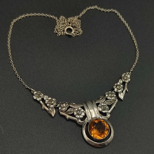 Art deco silber collier - deco, kette