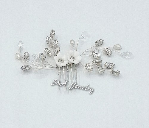 Kopfschmuck perlen kopfkamm - kopfschmuck,