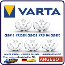VARTA CR 2032 – CR 2450 HIGH