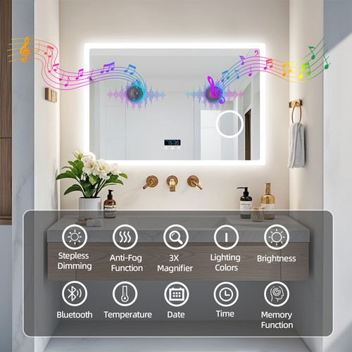 Led badezimmerspiegel - led,