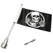 Motorrad Mittelfinger Flagge