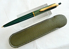 Geha  Hermatic Kugelschreiber grün gestreift gebraucht # (1010)