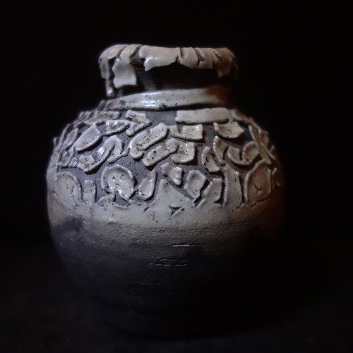 Kleine original raku vase - kleine,, "raku"