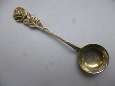800 Silber Sahnelöffel Hildesheimer Rose