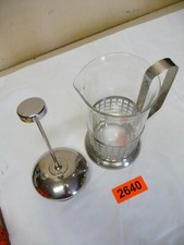 2640.     gebr. Edelstahl Kaffeebereiter Kaffeepresse Kaffeekanne