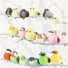 6 STÜCK 3D DEKOVOGEL METALL