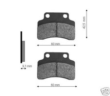 Bremsbeläge Vorderbremse für Roller Generic Toxic,Xor, 25km/h 45km/h,NEU