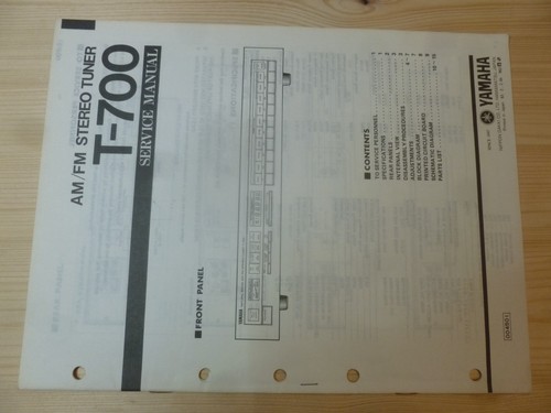 Yamaha 700 servicemanual - yamaha,