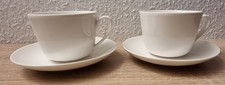 Villeroy & Boch Premium Porzellan 2 x Kaffeegedeck Weiß Tasse Untertasse 4 tlg.