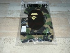 A BATHING APE Camo Balaclava rare Official size F (medium) BAPE CAMOUFLAGE new