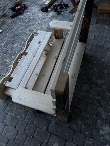 Kinderbank holz mit stauraum - mit,
