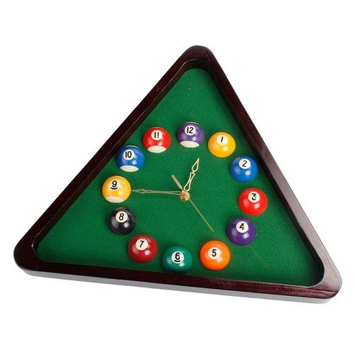 Billard-Thema-Wanduhr