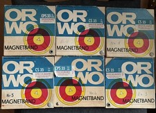  6 x ORWO Magnettonband CS 35