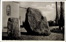Ak Jelling Dänemark, Runensteine - 4803195