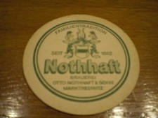 Bier Brauerei Bierdeckel Nothhaft Marktredwitz