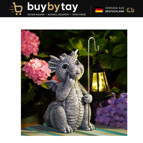 Drachen gartenfiguren mit - gartenfiguren,