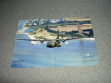 Bundeswehr Poster "Transall C-160 (LTG 63) über Laboe" (ca. : 41,5 x 59,5cm)-