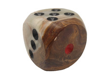 Großer & schwerer ONYX / MARMOR Würfel vintage 5,5 cm Naturstein Rarität Sammler