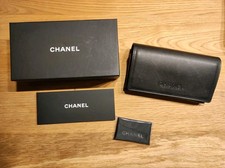 Chanel Brillenetui Clutch mit Ovp Neu Schwarz