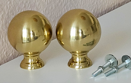 Türknauf messing massiv - ​2x,