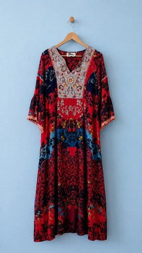 Peace and love boho maxikleid - peace,