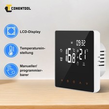 Digital Raumthermostat Thermostat Fussbodenheizung Unterputz LCD Wandheizung DHL