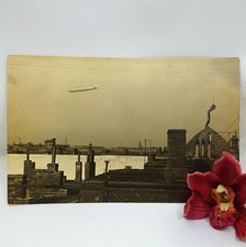 alte AK mit Zeppelin Postkarte