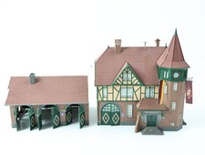 Faller H0 990 Gebäude Rettungswache Exclusiv Modell 1995 / Sirenensound Licht