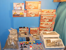 Lego 12V Eisenbahn Konvolut elektrische Weichen ,Schienen ,Schwellen,Trafo#7202