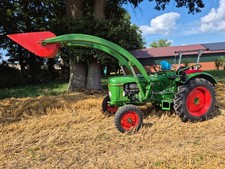Trecker Deutz D30 Oldtimer gebraucht mit Frontlader, Schüppe und Mistgabel 