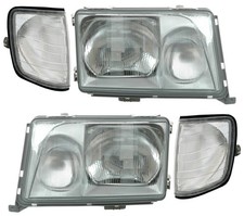 Scheinwerfer + Blinker Set für Mercedes E-Klasse W124 S124 C124 A124 93-96 H3 H4
