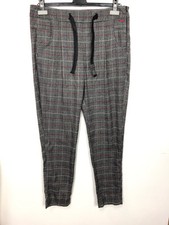 KHUJO Damen Hose Modell: Iverem Grau/Rot M