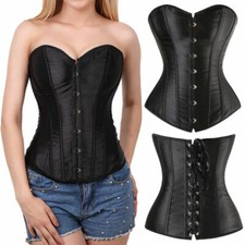 Schwarz Korsett Damen Corsage