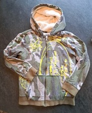 DESIGUAL | Lässige Jungen SWEATJACKE OLIV CAMOUFLAGE | Hoodie | Gr. 153 * 11-12Y