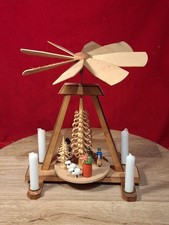 Tischpyramide Pyramide Höhe 24cm Erzgebirge DDR Nachlass 