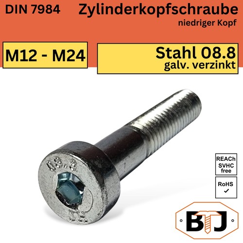Din 7984 zylinderschraube isk - din,