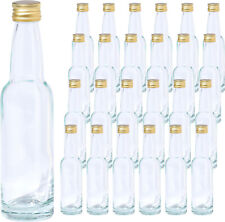 Glasflaschen Krop 100ml Gold Flasche Schraubverschluss Saft Getränke Likör Öl