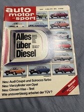 AMS Auto Motor Sport 6/79 Citroen Visa Audi Coupe VW Allrad Bus BMW R 65