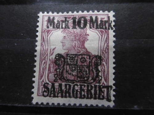 Saargebiet falz - ,