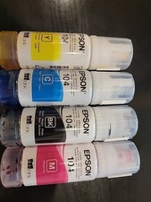 Epson 104 EcoTank 4-Colour Tintensatz - Schwarz/Cyan/Gelb/Magenta (C13T00P640)