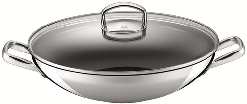 Wok 36cm edelstahl induktion - 36cm,