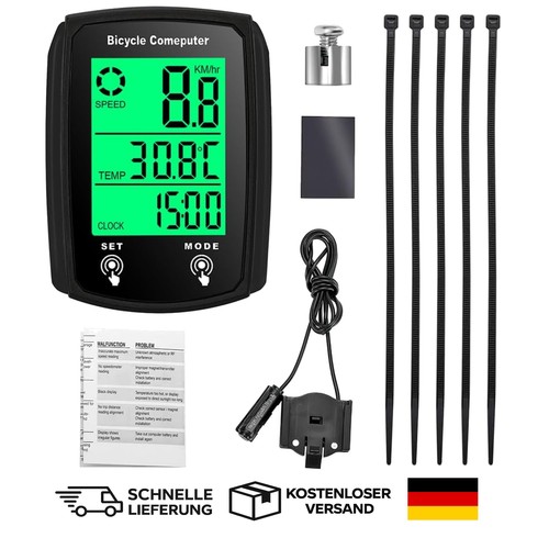 Fahrradcomputer digital tacho - ,