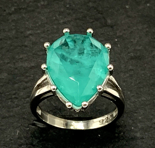 Ring paraiba turmalin 925er - ring,