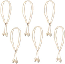 Vorhang Raffhalter 6 Stück Dreieckige Raffhalter Quasten Polyester Blumenakzent