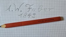 Faber-Castell vorgänger A. W Faber Modell 1849 Schreinerbleistift  50-60. Jahre