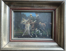 ::ÖLGEMÄLDE PAAR REITER IM