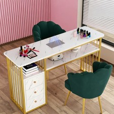 Maniküretisch Nageltisch Nagelstudio Tisch Studiotisch Salon mit Staubabsaugung