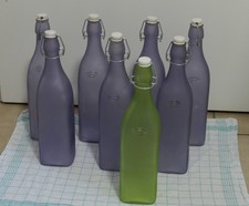 Einmachflaschen bunt mit Bügelverschluss